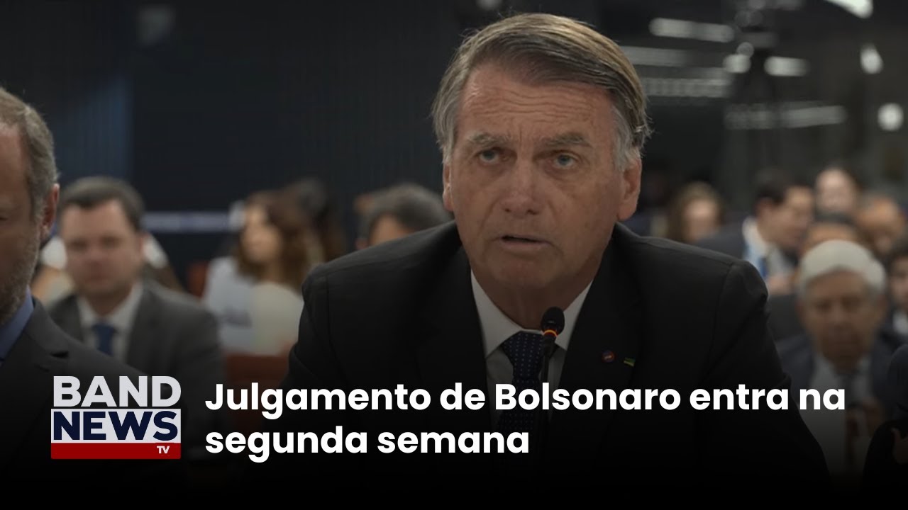 Julgamento de Bolsonaro entra na segunda semana | BandNews TV
