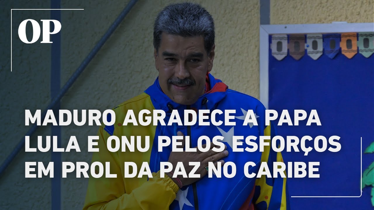 Maduro faz agradecimentos a papa Leão, Lula e ONU por apelos pela paz em meio a tensão com EUA