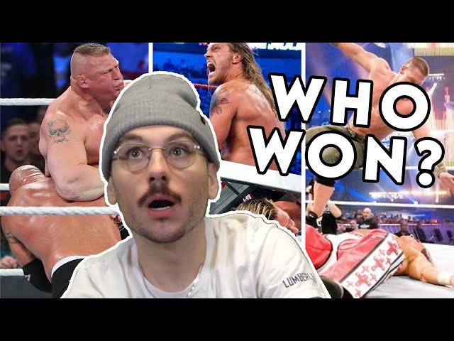 Who Won on WWE?