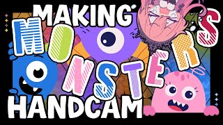 【RUNIE RUSEDAY #96】Making Monsters ✋ HANDCAM 🤚