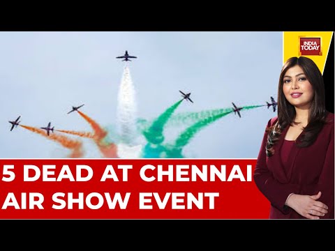Chennai Air Show Tragedy: 'World Record' Attempt Turns Tragic, 5 Dead, BJP Blames DMK | 6PM Prime