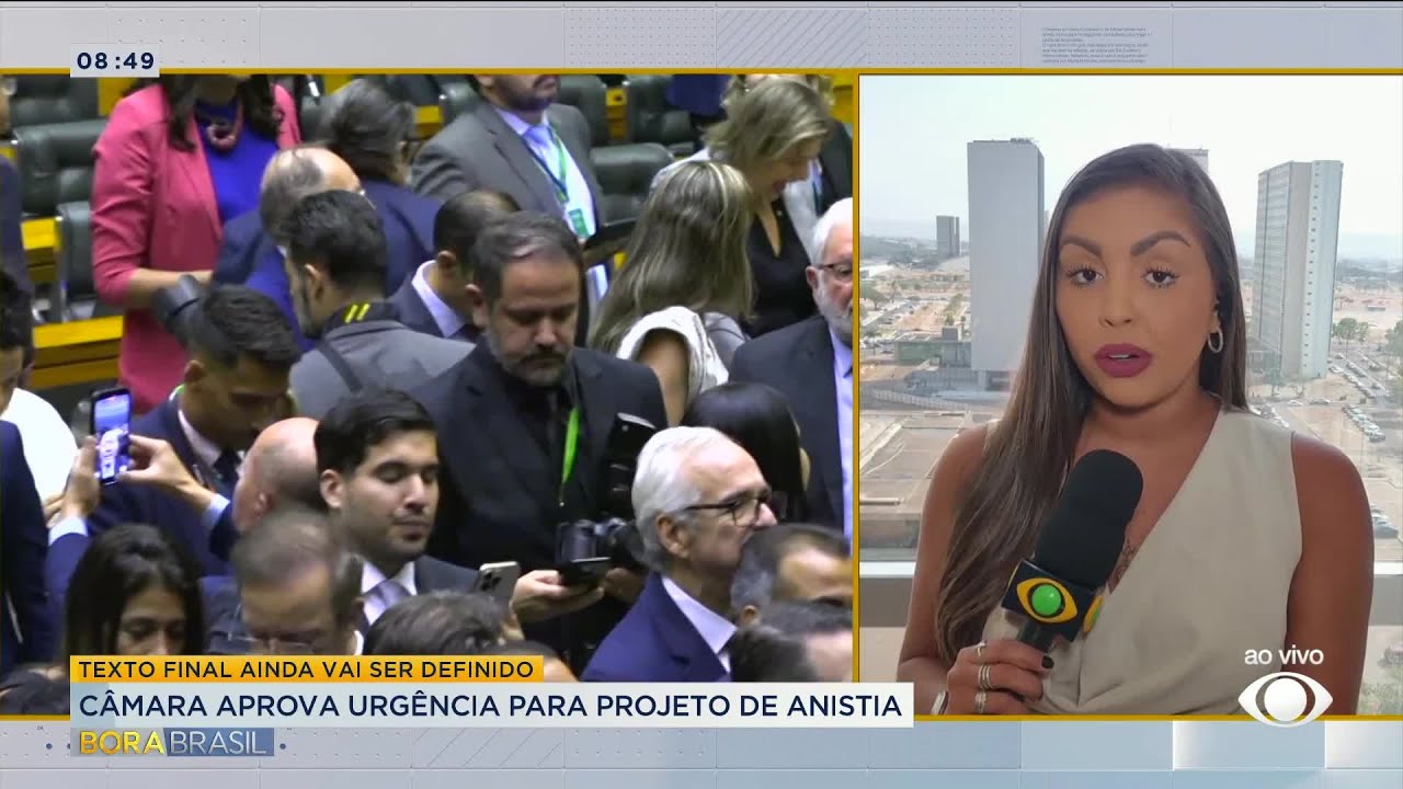 Câmara aprova urgência para projeto de anistia