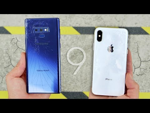 Galaxy Note 9 vs iPhone X DROP Test! Durability King? - UCj34AOIMl_k1fF7hcBkD_dw