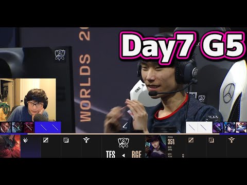 TES vs RGE | Day7 G5 | 世界大会2022 Group Stage 日本語実況解説