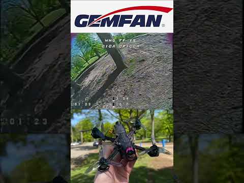 These Gemfan 3020 are incredible compared to the spec Tiny Trainer prop!