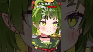 Don't ask her what months are in a year...