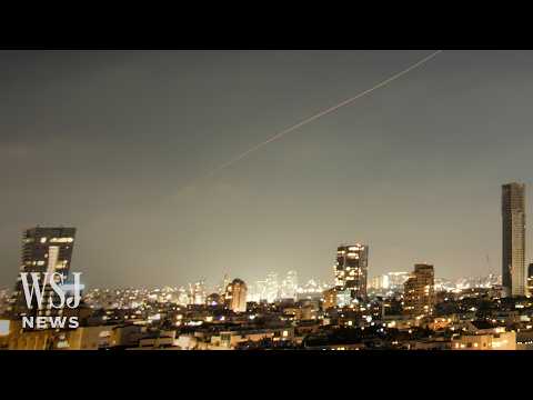 Iran Fires Missiles at Israel After Israeli Airstrike on Beirut | WSJ News