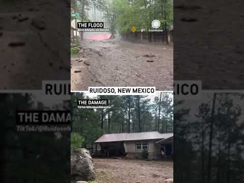 Terrifying Transformation: Ruidoso, NM Flood Before & After