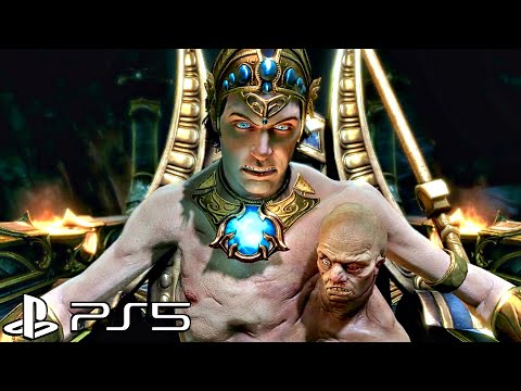 GOD OF WAR (PS5) Kratos vs Siamese Twins Boss Fight 4K ULTRA HD