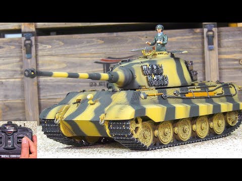 UNBOXING! RC SCALE MODEL RTR TANK KING TIGER “TIGER II H” TORRO IR PRO-EDITION! *FIRST TEST - UCOM2W7YxiXPtKobhrYasZDg