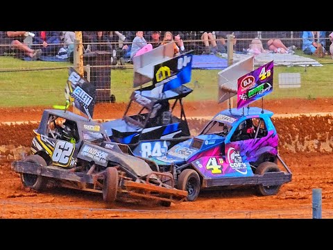 Wellington Speedway - Ultimate Stockcar Knockout Event - 23/11/24 - dirt track racing video image