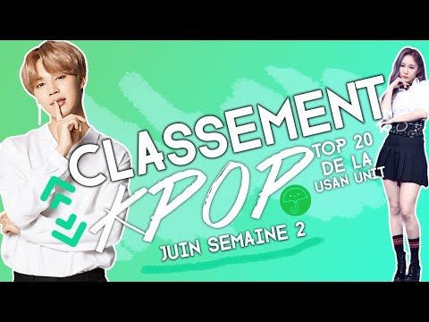 Vidéo TOP 20 CLASSEMENT KPOP  JUIN 2022 Semaine 2