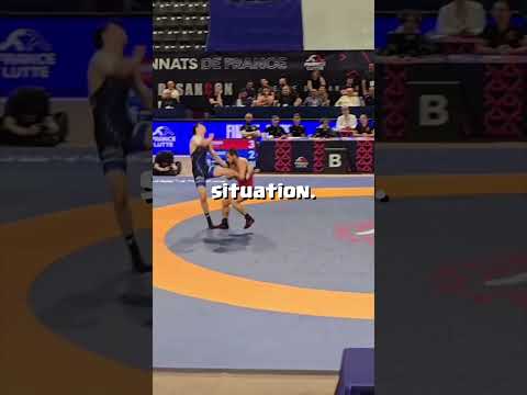 Man Backflips To Escape Wrestling Opponent 😳