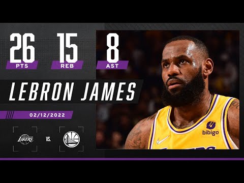 LeBron James makes history in Lakers’ loss to Warriors video clip