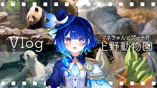 【ご褒美vlog 】上野動物園にマネちゃんと行ってきた！【星影テトラ/いちプロ】