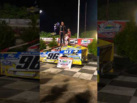 Billy Pauch Jr WINS At New Egypt Speedway!! - dirt track racing video image