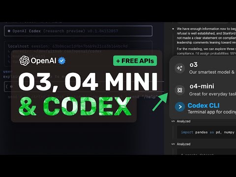O3, O4 Mini & Codex CLI + Free APIs : The MAGIC is MISSING from these new LAUNCHES?!