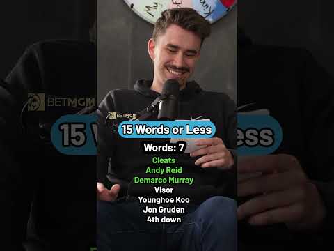 playing 15 words or less #nfltrivia #15wordsorless