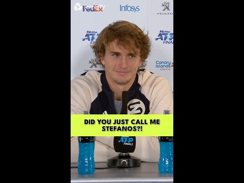 Alexander Zverev Gets Called Stefanos Tsitsipas 😬