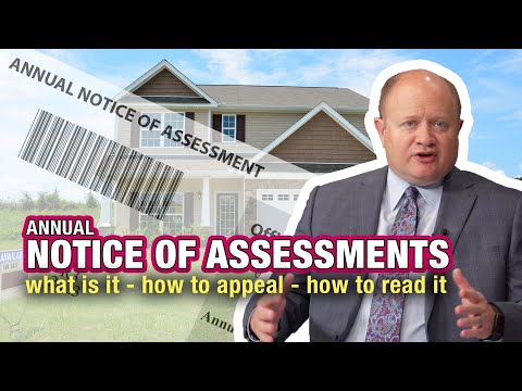 Notice of Assessments are out - what to expect - how to appeal