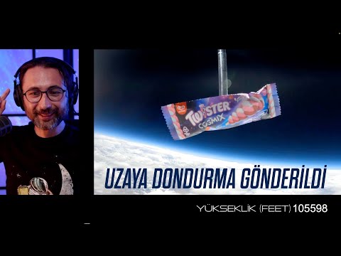 Türkiye'den uzaya gönderilen ilk dondurma!