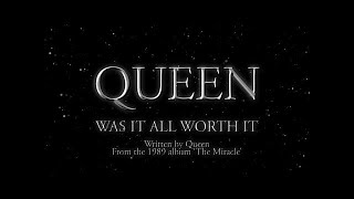 Was It All Worth It (Official Lyric Video)