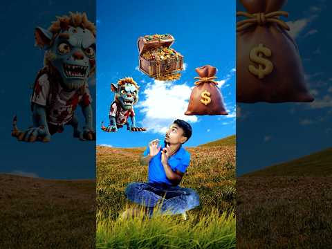 पैसे का थैली से निकला भुत बन के tiger 🐅 vfxmagic #shorts #vairl #shortfeets #trending