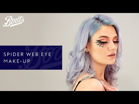 boots.com & Boots Voucher Code video: Easy Halloween Spider Web Eye Make-up Tutorial