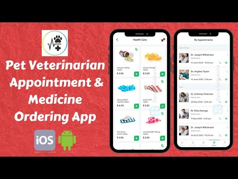 How to Make Pet Veterinarian Appointment & Pet Medicine Ordering App | Pet Health App | PetWorld