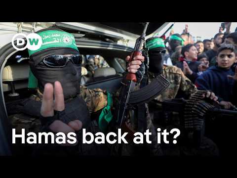 Hamas militants emerge from the shadows in show of force inside Gaza | DW News