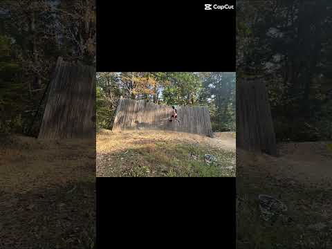 Just had to get a feel before riding #wallride #mtb #bikelover #redbull #mountainbike #yolo