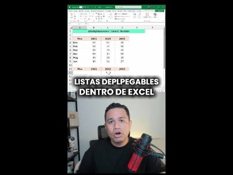 Adiós errores en Excel, listas desplegables #shorts