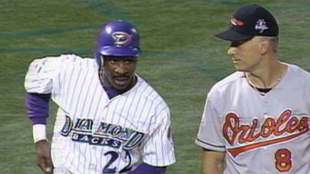 Devon White legs out a triple against Colon in All-Star Game video clip