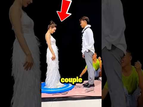 Ils ont testé des bulles géantes pour leurs photos de mariage 🤯😍 #shorts #viral