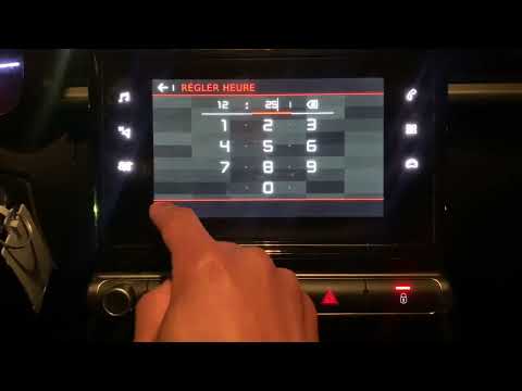 How to Set the Time on the Central Display of the Citroen C3