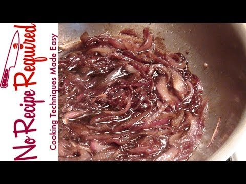 Caramelized Onions with Balsamic - NoRecipeRequired.com - UC2Kqui8VRpm1uMKl7QQGX2w