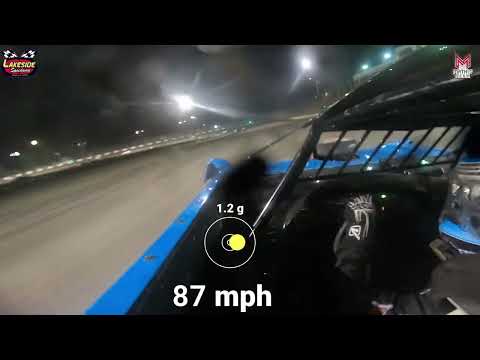 #30 Dalton Cloyd - Cash Money Late Model - 6-21-2024 Lakeside Speedway - In Car Camera - dirt track racing video image