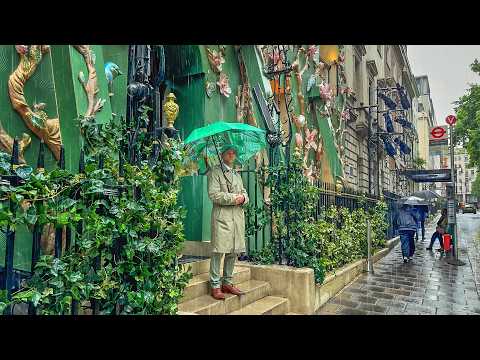 Rainy London Walk 2026 ☔️ Marble Arch to Mayfair incl. Shepherd Market | 4K HDR