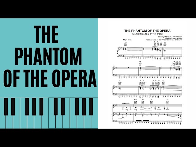 Andrew Lloyd Webber’s Phantom of the Opera: The Best Organ Sheet Music