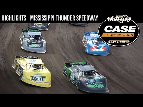 World of Outlaws CASE Late Models | Mississippi Thunder Speedway | May 4, 2023 | HIGHLIGHTS - dirt track racing video image
