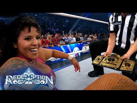It's a celebration for new AEW Women's World Champion Willow Nightingale! | AEW Redemption 2026