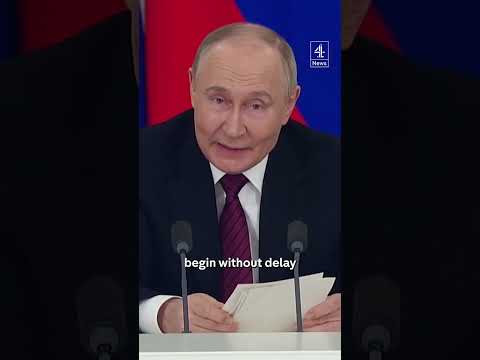 Putin proposes to 'resume direct talks' with Ukraine to end war