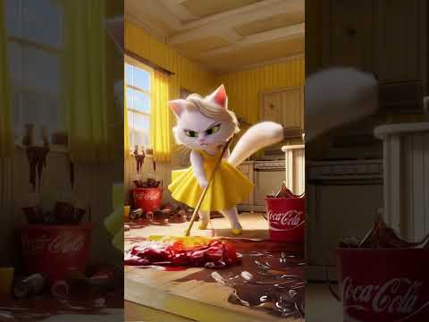 Stop making a mess #cutecat #catlovers #kitten