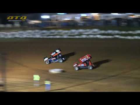 Big Diamond Speedway | 410 Sprint Car Feature Highlights | 8/11/23 - dirt track racing video image