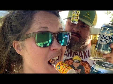 Peaches, pineapple (99 of each) and a Busch light each!