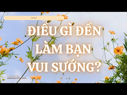ĐIỀU GÌ ĐẾN LÀM BẠN VUI SƯỚNG?