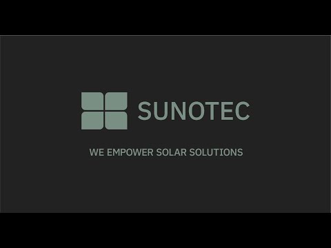 SUNOTEC positions itself as an INTEGRATED SOLUTION PROVIDER