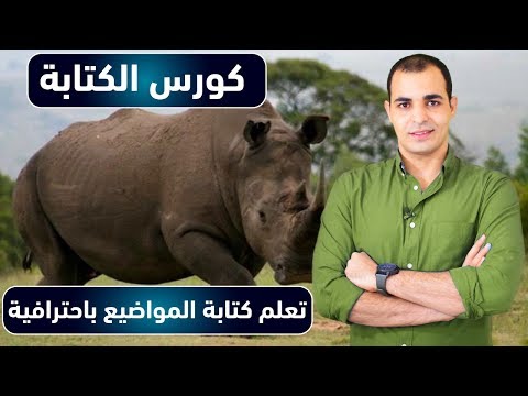 تعلم كتابة موضوع تعبير باللغة الانجليزية : كورس الكتابة المستوى الاول 8