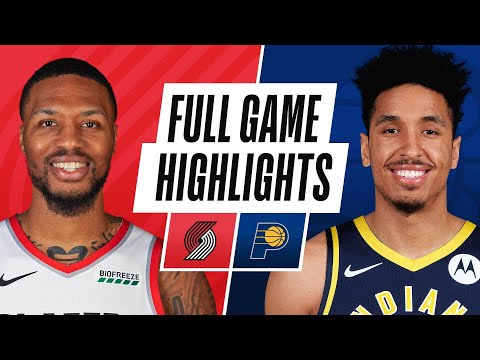 TRAIL BLAZERS at PACERS | FULL GAME HIGHLIGHTS | April 27, 2021