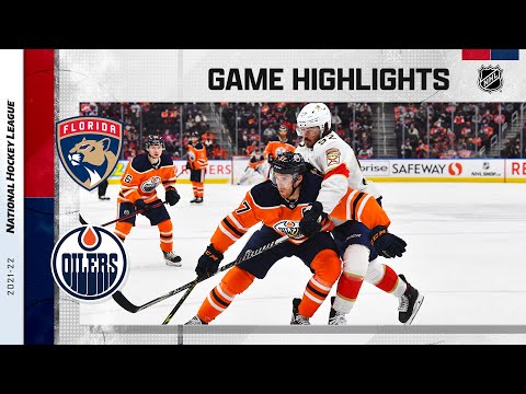 Panthers @ Oilers 1/20/22 | NHL Highlights